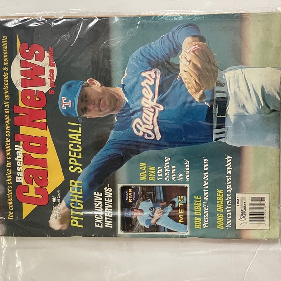 1991 Baseball Card News magazine - Nolan Ryan - Picture 4 of 4